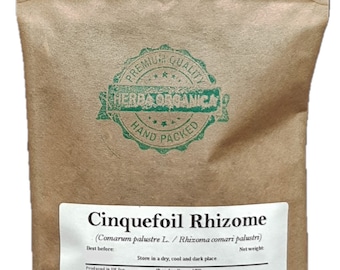 Cinquefoil Rhizome - Comarum palustre L # Herba Organica # Herbal Tea
