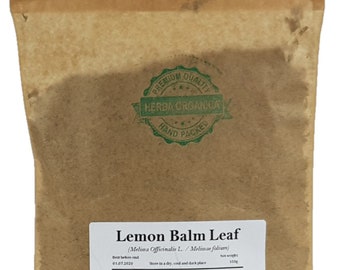 Lemon Balm Leaf - Melissa Officinalis # Herba Organica #