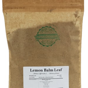 Lemon Balm Leaf - Melissa Officinalis # Herba Organica #