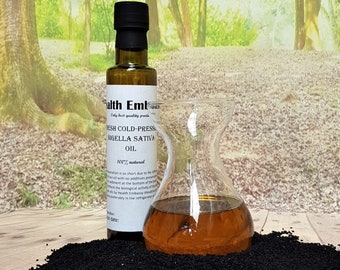 Fresh Cold Pressed Nigella Sativa Oil Health Embassy