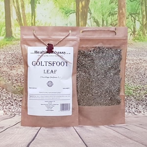 Coltsfoot Leaf ( Tussilago farfara L ) Health Embassy Loose Leaf Herbal Tea