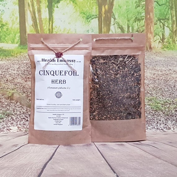 Cinquefoil Herb ( Comarum Palustre L ) Health Embassy 100% Natural Herbal Tea
