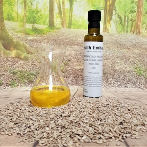 Fresh Cold Pressed Shelled Sunflower Seed Pulling Oil Health Embassy 250ml