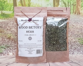 Hierba Betónica de Madera (Stachys officinalis) Té de Hierbas 100% Natural de Health Embassy