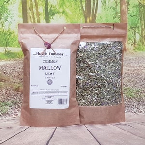 Common Mallow Leaf ( Malva Silvestris L ) Health Embassy Natural Herbal Tea