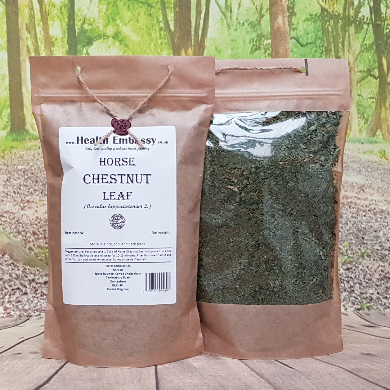 Horse Chestnut Leaf aesculus Hippocastanum L. Health Embassy Etsy UK