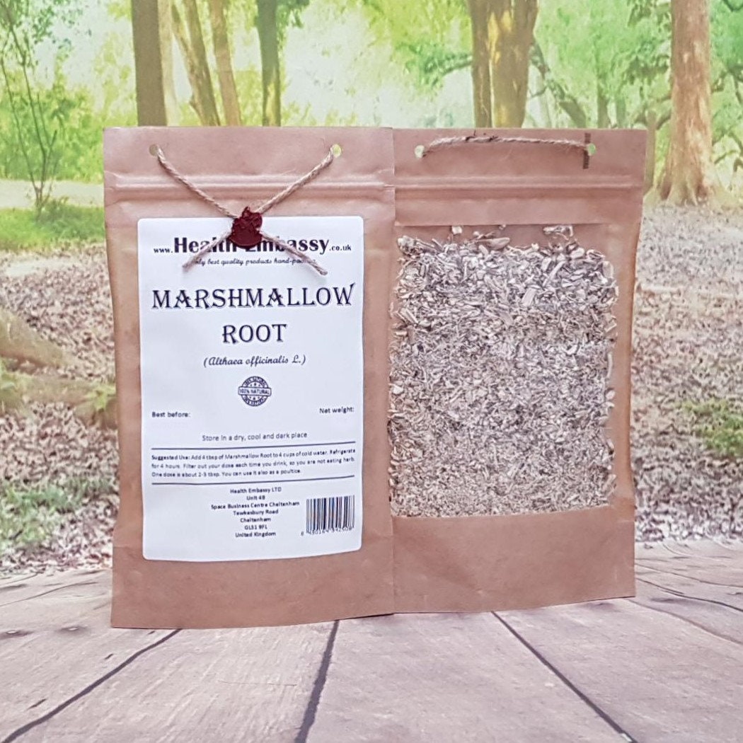 Marshmallow Root Tea Althaea officinalis L. Althaeae radix Etsy