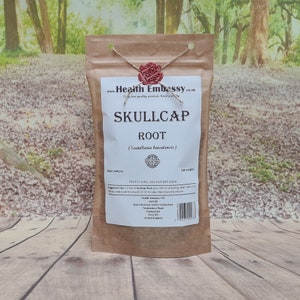 Skullcap Root ( Scutellaria baicalensis ) Health Embassy | Pure and Natural | Antioxidant-Rich Loose Herbal Tea