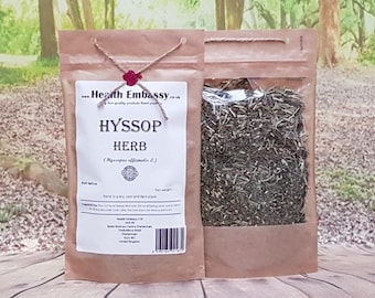 Hyssop Herb Tea (Hyssopus officinalis L) Health Embassy