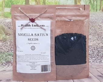 Nigella Sativa Seeds/Black Seeds Cumin - Health Embassy 100% Natural