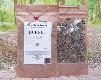 Burnet Herb Tea ( Sanguisorba officinalis L ) Health Embassy 100% Natural Herbal Tea