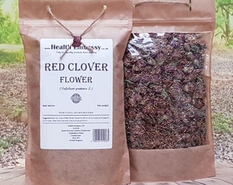 Red Clover Flower ( Trifolium pratense ) Health Embassy 100% Natural Herbal Tea