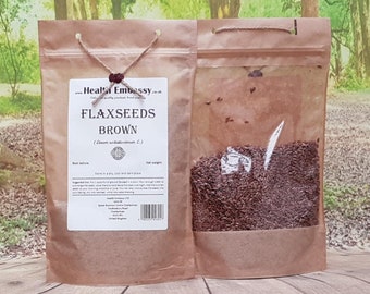 Flaxseeds Brown ( Linum usitatissimum ) Health Embassy