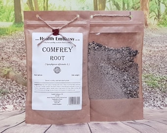 Comfrey Root ( Symphytum officinale ) Health Embassy 100% Natural