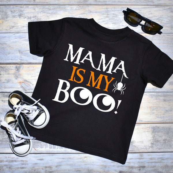 Mama is my Boo, Halloween Shirt for Boys, Halloween Shirt Boys, Boys Halloween Shirt, Halloween Shirt Baby Boy, Baby Boy Halloween HWN S94
