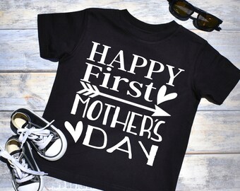 Happy 1st Mother's Day Shirt for Boys, 1st Mother's Day Shirt, First Mother's Day Shirt, Baby Boys Mother's Day Shirt  S69 MDY