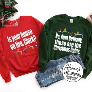 Christmas vacation couples sweaters best sale