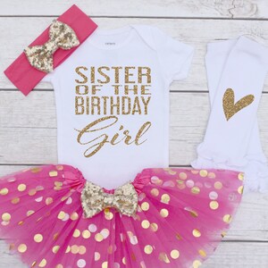 Sister of the Birthday Girl. Birthday Girl Sibling Shirt. Sister of the Birthday Girl Shirt. Sister of the Birthday Girl Outfit S103 (HOTP)