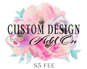 Custom Wording Add On. (Does NOT apply to Rhinestone Designs).