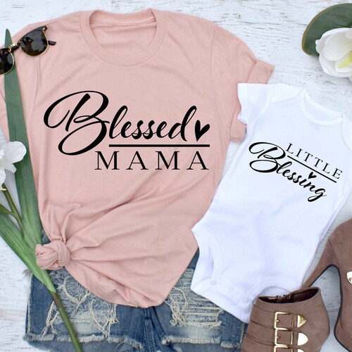 Mommy and Me Outfit Grey Boho Matching Mother Daughter - Etsy