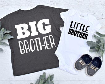 Brother Shirts, Big Brother Announcement Shirts, Big Brother Little Brother Shirts, Newborn Announcement Shirts, Matching Brother Shirts