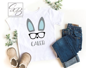 Personalized Bunny Shirt, Easter Shirt for Boys, Easter Shirt Boys, Boys Easter Shirt, Easter Shirt Baby Boy, Baby Boy Easter Shirt EAS S128