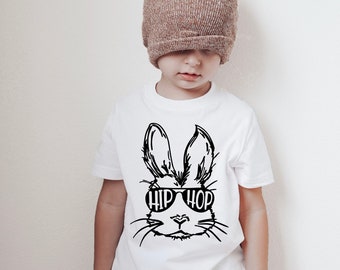 Hip Hop Kids Easter Shirt, Eater Bunny Toddler Shirt, Easter TShirt
