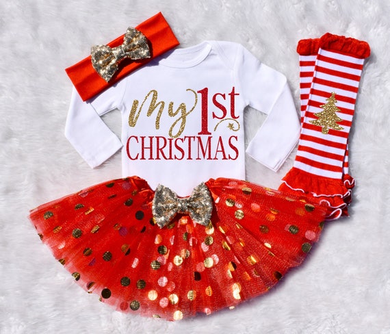 My 1st Christmas. My 1st Christmas Outfit Girl. My First Etsy image 0 - My 1st Christmas. My 1st Christmas Outfit Girl. My First Etsy