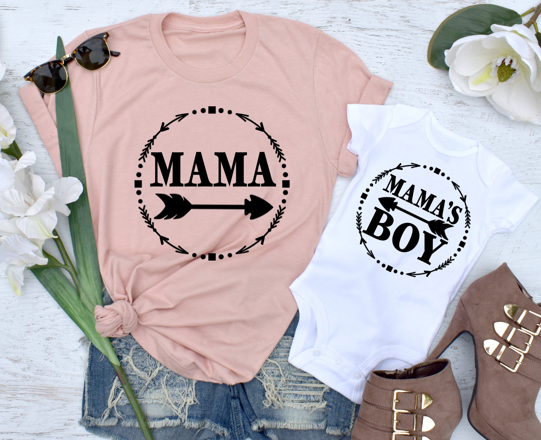 mother and son shirt designs
