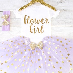 Flower Girl. CUSTOM font. Flower Girl Shirt. Flower Girl Outfit. Flower Girl Tutu Outfit. Flower Girl. Rehearsal Dinner. S31 FWG (LAV)
