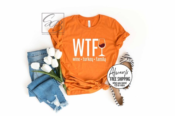 wine turkey family tshirt