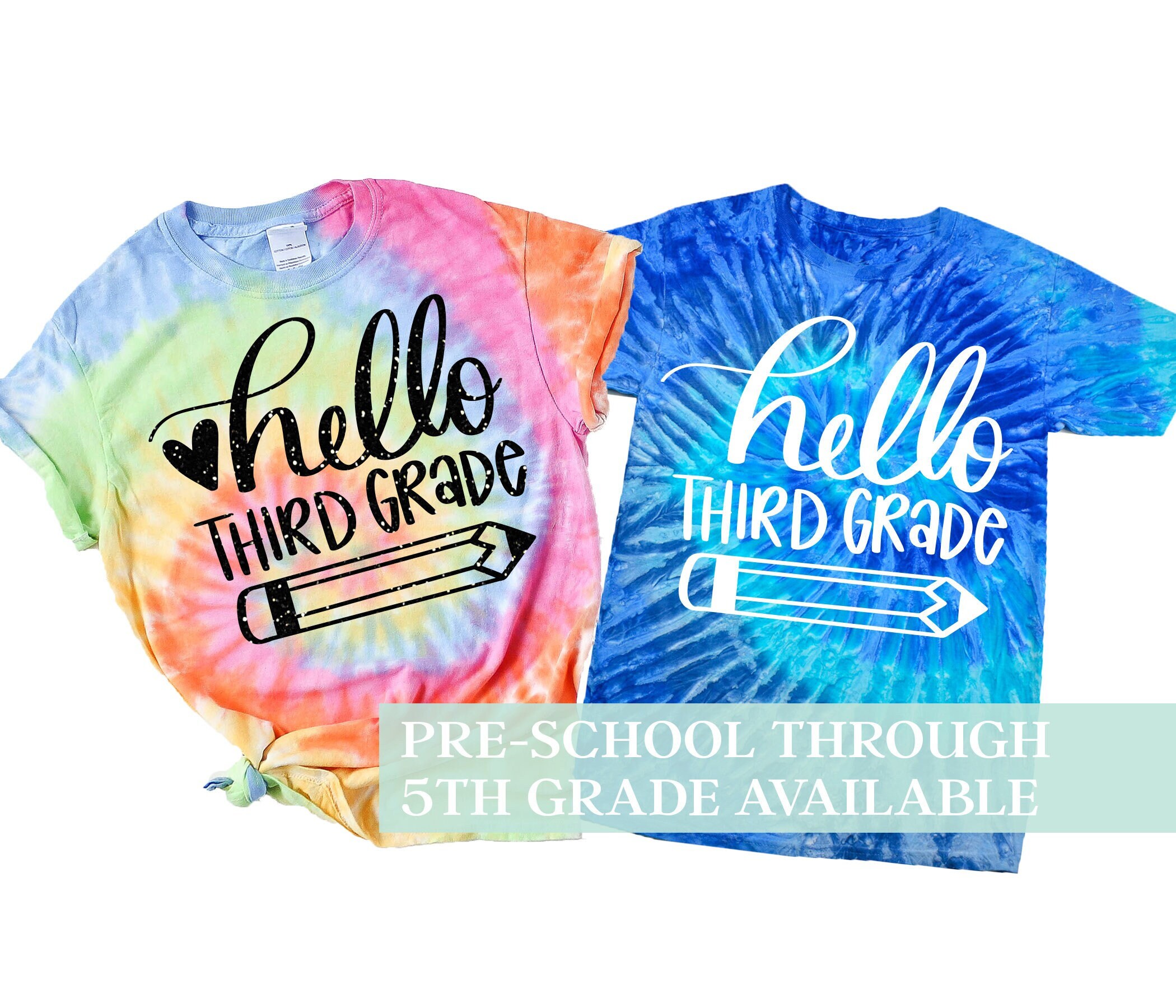 Hello Fourth Grade Shirt, First Day of School Shirt, 4th Grade Shirt, Back  to School Shirt, Fourth Grade Shirt, Tie-dye Shirt, School Shirt - Etsy