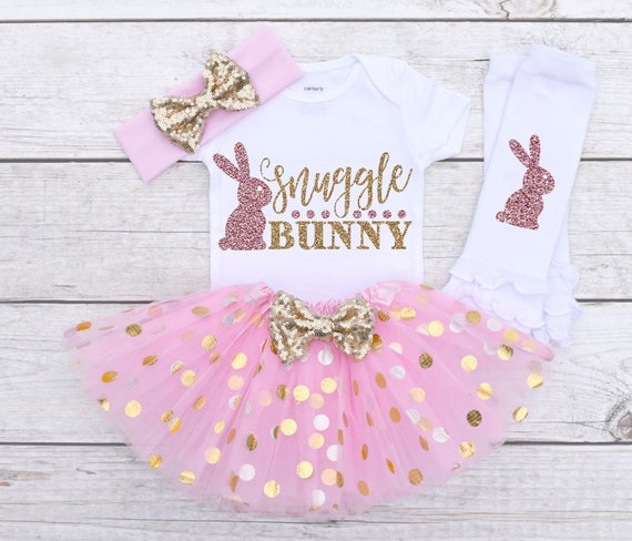 Snuggle Bunny Easter Outfit Easter Outfit Baby Easter | Etsy