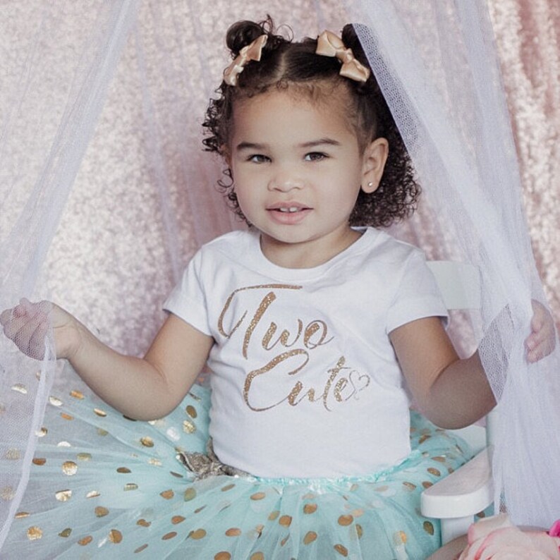 Two Cute. 2nd Birthday Outfit. Girls Birthday Outfit. Birthday Etsy