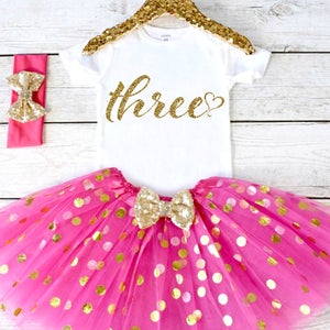 Birthday Outfit 3. CUSTOM AGE. Girls Birthday Outfit. Shirt. 3rd Birthday Outfit. Birthday Outfit Girl. 3rd Birthday. S9 3BD (HOTP)