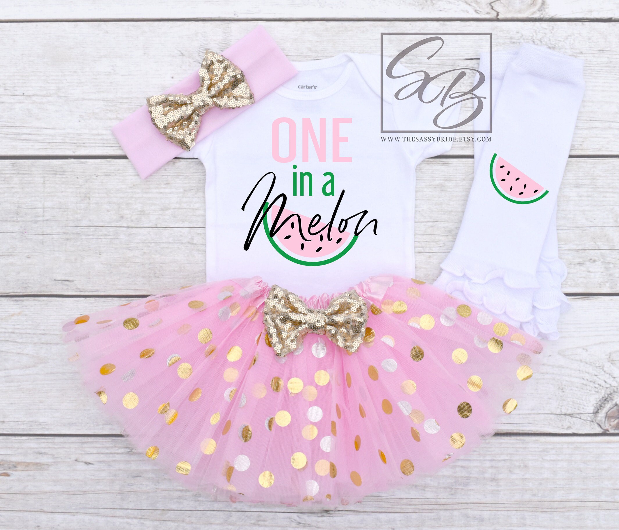 one in a melon birthday outfit pastel watermelon One in a melon outfit watermelon first birthday one in a melon first birthday outfit