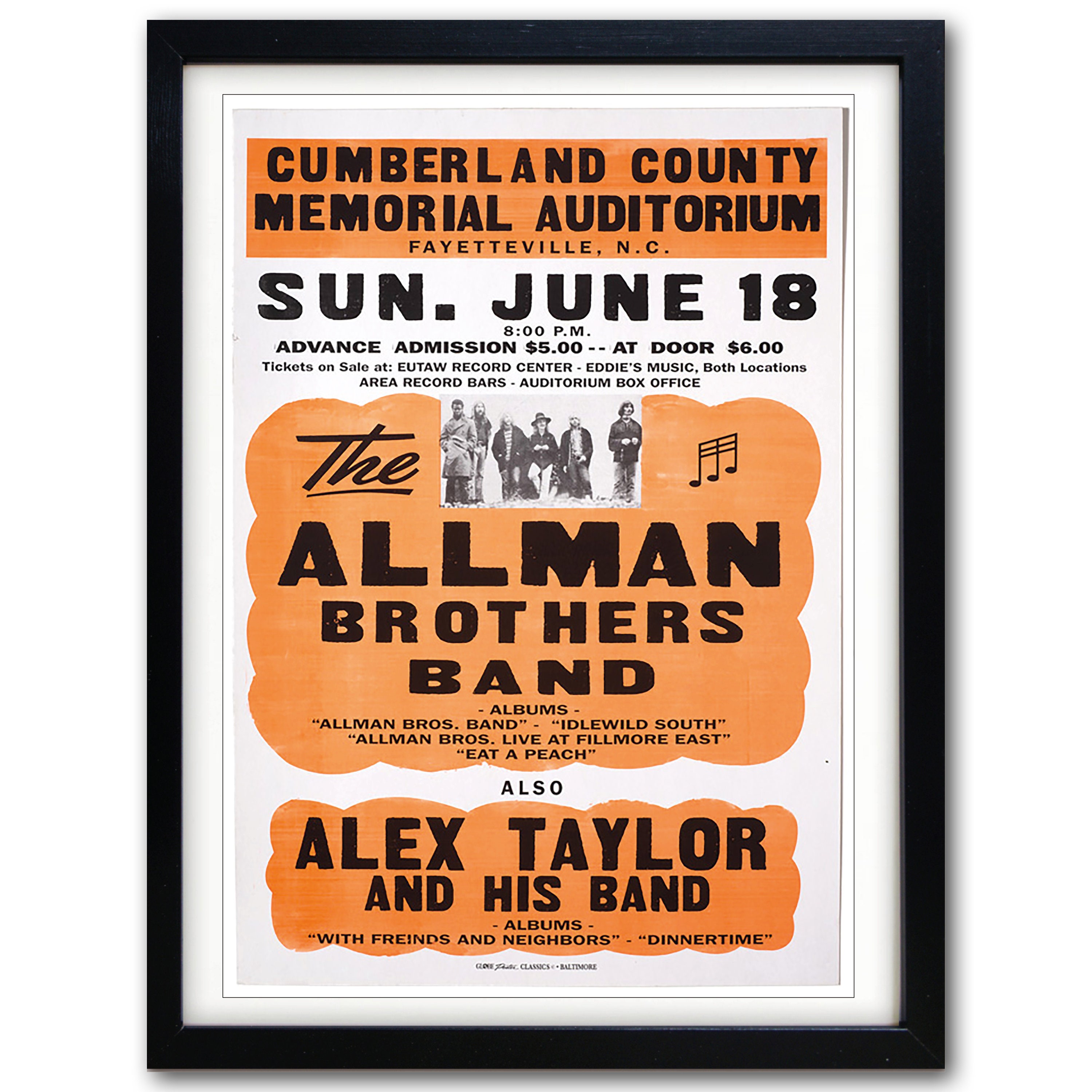 Vintage Reproduction music promotion poster print on thick A4 stain luxury paper 285gsm No.3