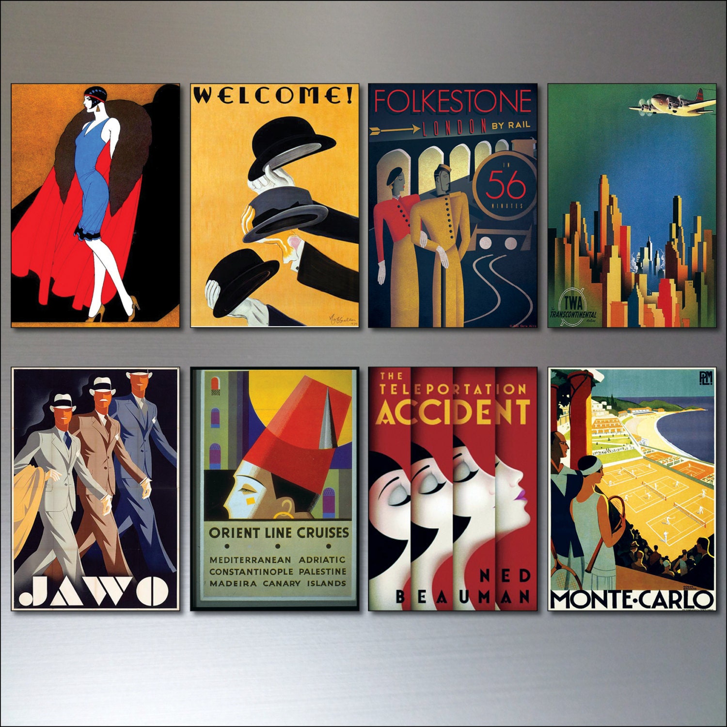 List 100+ Pictures 1920's Art Deco Vintage Travel Poster Superb