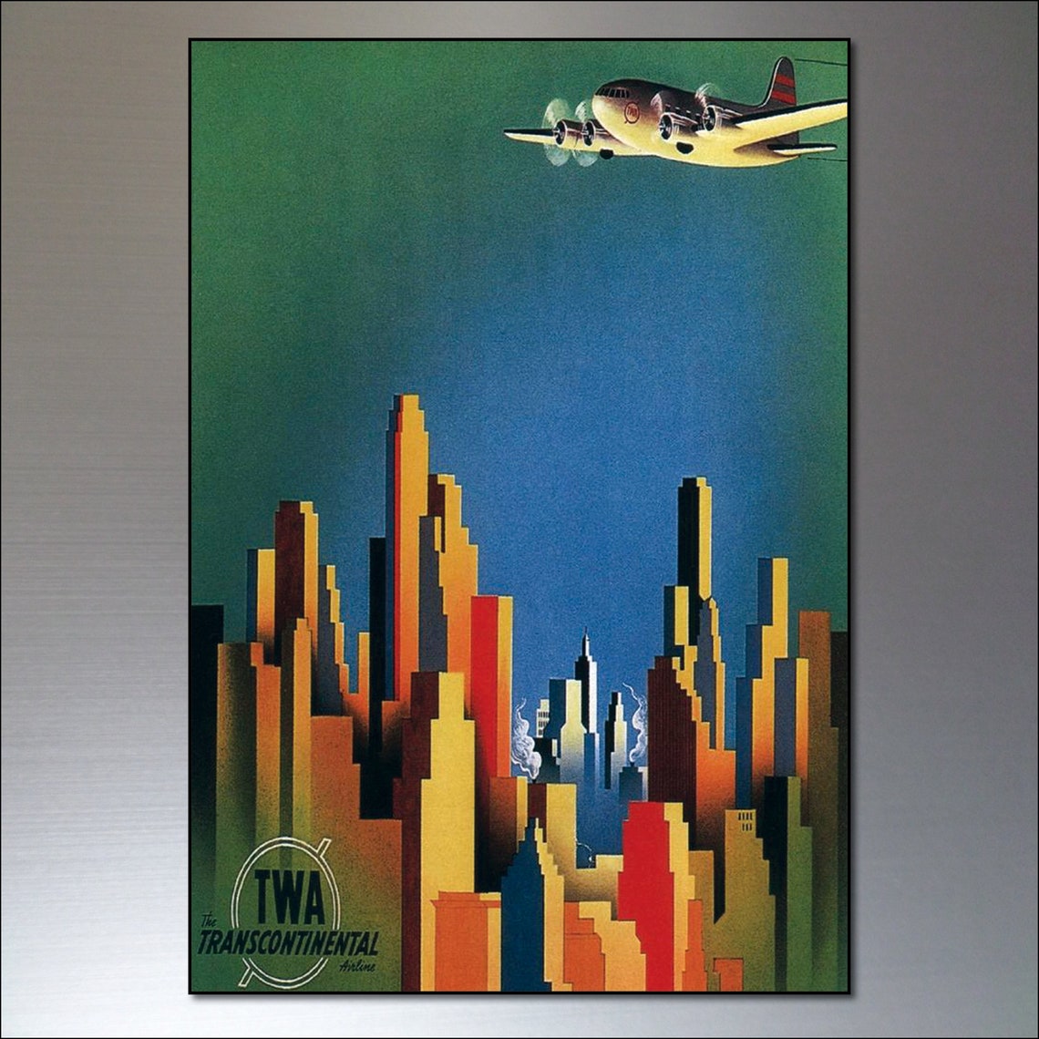 Art Deco Vintage Posters set of 8 retro reproduction Fridge Etsy