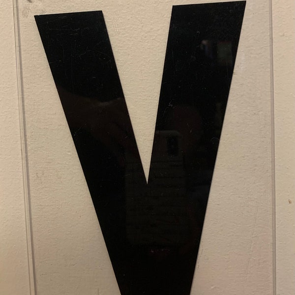 Wooden Letter V - Etsy