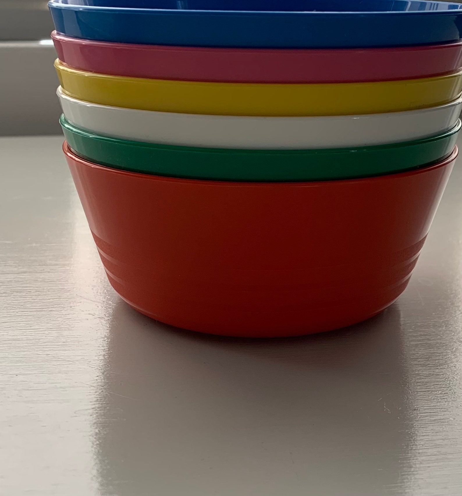 IKEA Kids Kitchen Bowls Plastic Multicolored Unbreakable | Etsy
