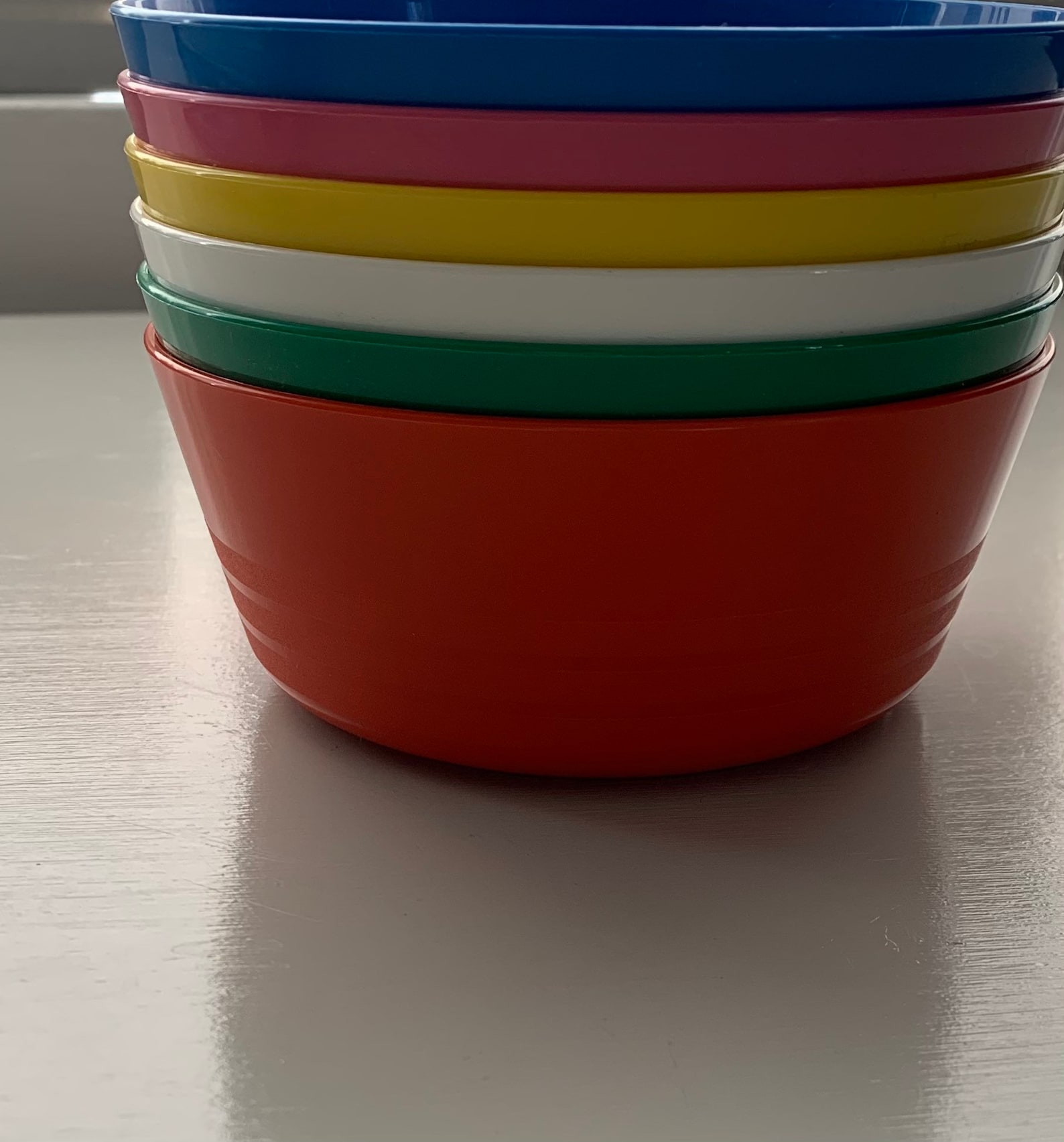 IKEA Kids Kitchen Bowls Plastic Multicolored Unbreakable Etsy