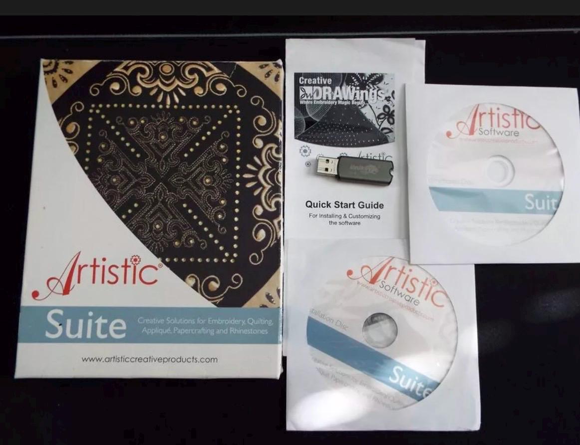 Artistic Suite Software for Digitizing Sewing, Monograms, and Quilting ...