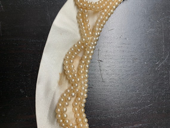 Vintage Satin Beaded Detachable Collars Bride Wed… - image 7