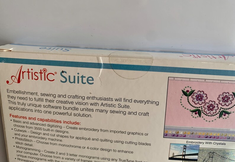 Artistic Suite Software for Digitizing Sewing, Monograms, and Quilting ...