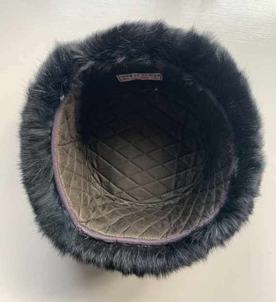 Vintage Ushanka Trapper-style Black Fur Hat / Unisex Winter  display picture 3