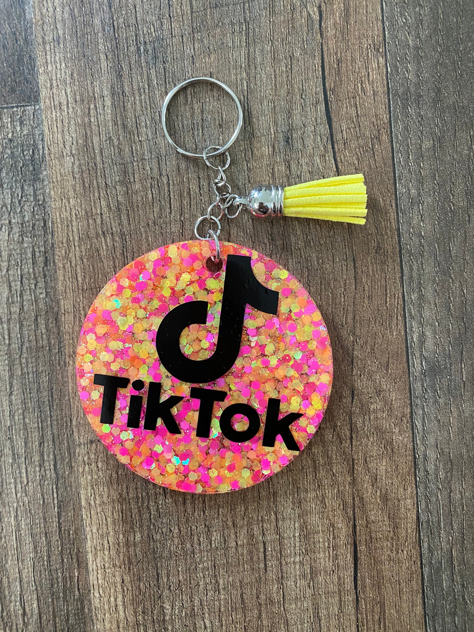 Tik Tok Keychain Etsy