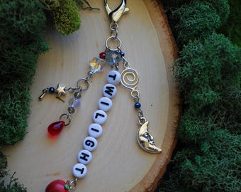 Handmade Twilight Movie Keychain, Bag Charm, Bag Charms, Purse Keychains, Fantasycore, Whimsical Accessories, Pirate