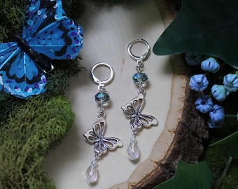 Cinderella inspired earrings, princesscore, handmade earrings, charm earrings, Cinderella, Live Action Cinderella, Ella