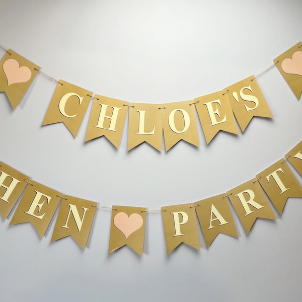 Hen Do, Hen Party Bunting Decoration